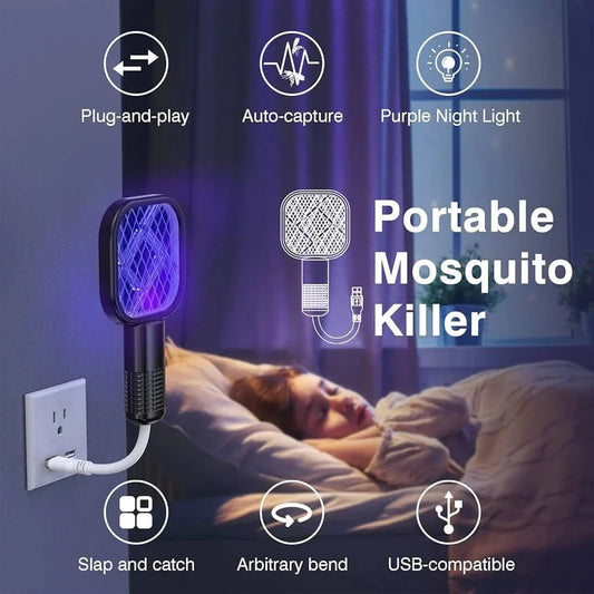 Mini USB Portable Electric Mosquito Killer Racket